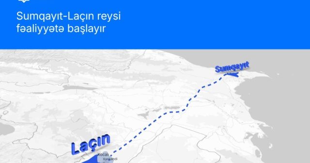 Sumqayıt-Laçın avtobus reysi fəaliyyətə başlayır