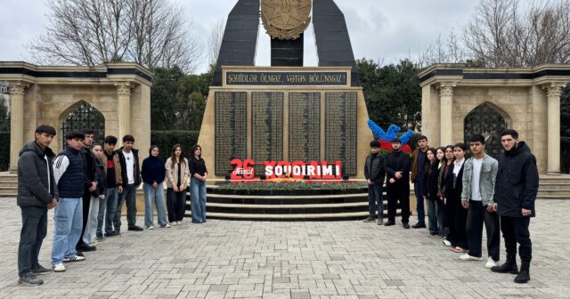 Xocalı soyqırımı qurbanlarının xatirəsi region gəncləri tərəfindən anılıb – FOTOLAR