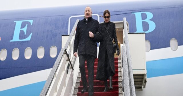 Prezident İlham Əliyev Serbiyaya rəsmi səfər edib