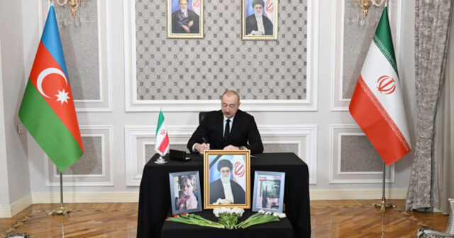 Prezident İran səfirliyinə gedib başsağlığı verdi – FOTO