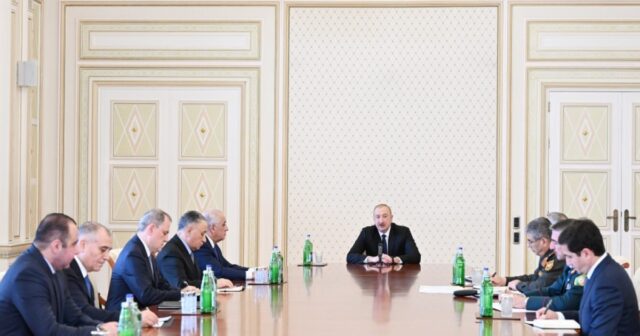 Prezident İlham Əliyevin sədrliyi ilə Təhlükəsizlik Şurasının iclası keçirilib