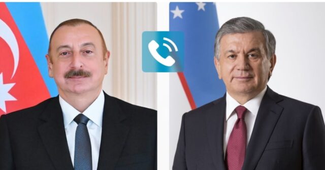 İlham Əliyev ilə Şavkat Mirziyoyev bir-birilərini Novruz və Ramazan bayramları münasibətilə təbrik ediblər