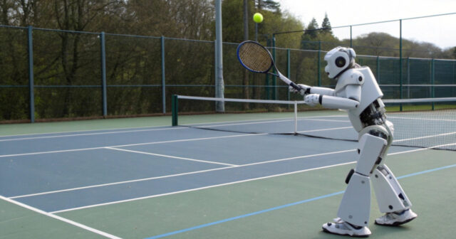 Çinin “Galbot” şirkəti tennis oynayan robot YARATDI – VİDEO