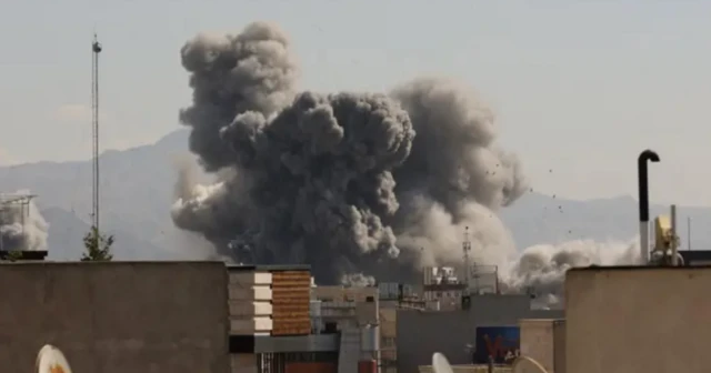 İran 1000 kiloqramlıq nəhəng bomba ilə VURULDU – VİDEO