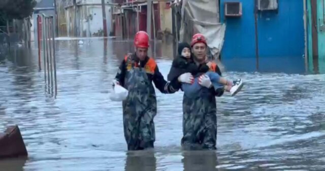 FHN su basmış ərazilərdən 547 nəfəri təxliyə edib