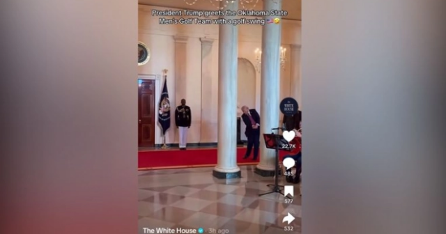 Ağ Evdən gözlənilməz PAYLAŞIM: Tramp “Qafqaz” mahnısı ilə qolf oynayır – VİDEO