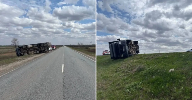 Güclü külək avtomobili havaya qaldırıb YERƏ ÇIRPDI – VİDEO