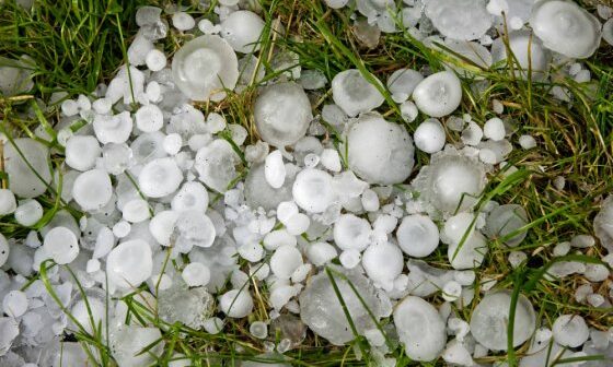 İndianada tennis topu boyda DOLU YAĞDI – VİDEO