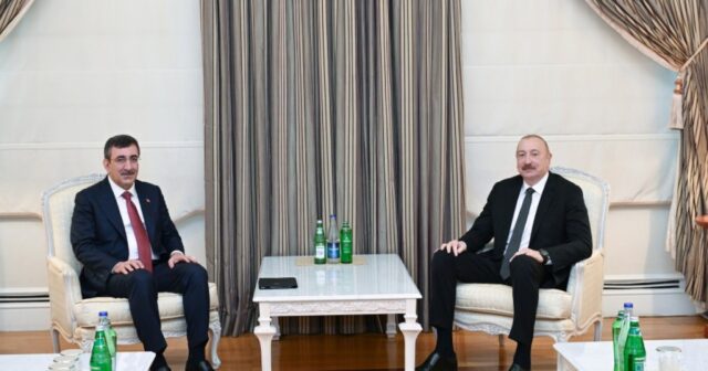 İlham Əliyev Türkiyənin Vitse-prezidentini qəbul edib