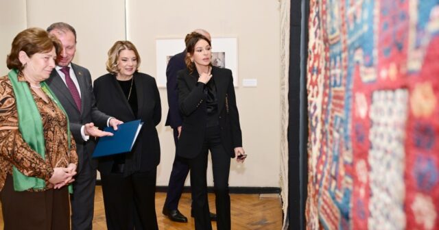 Mehriban Əliyeva Gürcüstan Milli Muzeyində olub