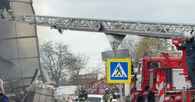 Vladiqafqazda anbarda GÜCLÜ PARTLAYIŞ: 8 nəfər YARALANDI – VİDEO