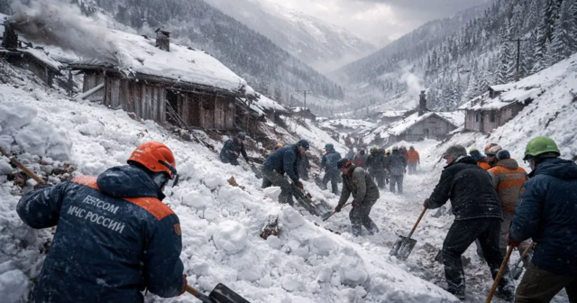 Dağıstanda evləri QAR BASDI: Ana və 7 yaşlı uşağı uçqunun altında QALDI – VİDEO