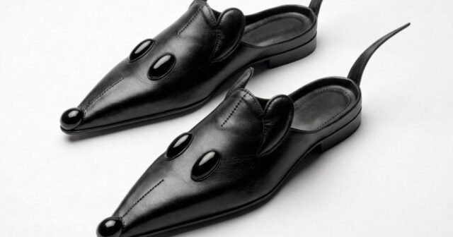 “Siçovul ayaqqabıları”: Dizaynerlərdən QEYRİ-ADİ MODEL – FOTOLAR