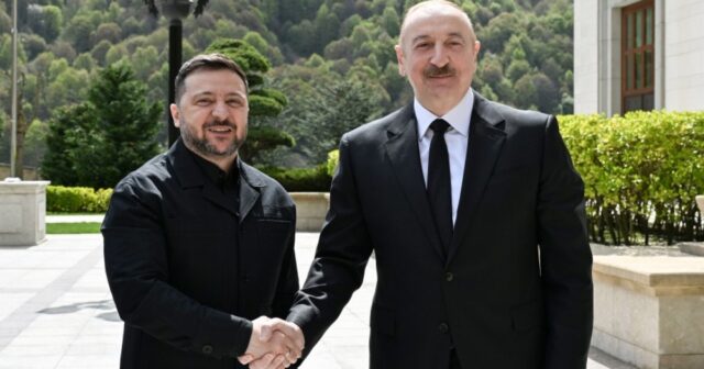 Ukrayna Prezidenti Volodimir Zelenski Azərbaycanda işgüzar səfərdədir – FOTO