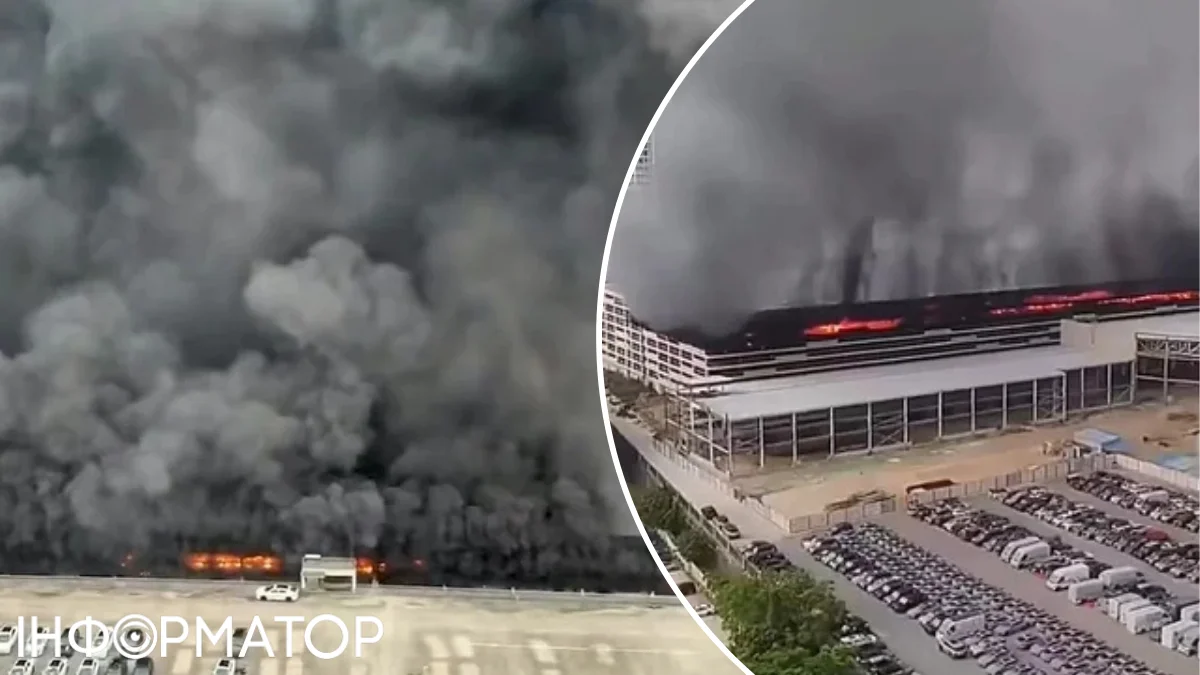 Dünyanın ən böyük istehsalçısının dayanacağında YANĞIN: Avtomobillər KÜLƏ DÖNDÜ – VİDEO