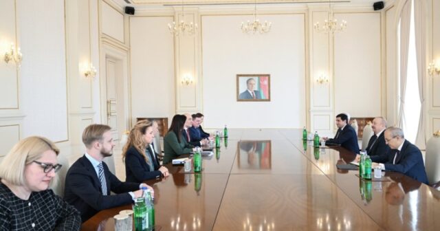 İlham Əliyev Litvanın Baş nazirini qəbul edib