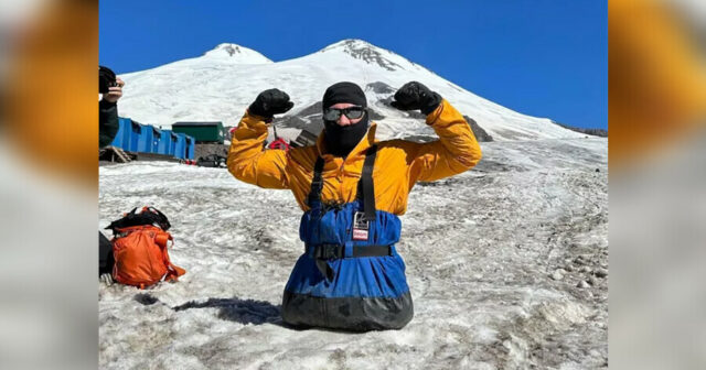 Tarixdə İLK DƏFƏ: Rüstəm Nəbiyev Everest zirvəsinə yalnız əlləri ilə DIRMAŞDI – FOTO
