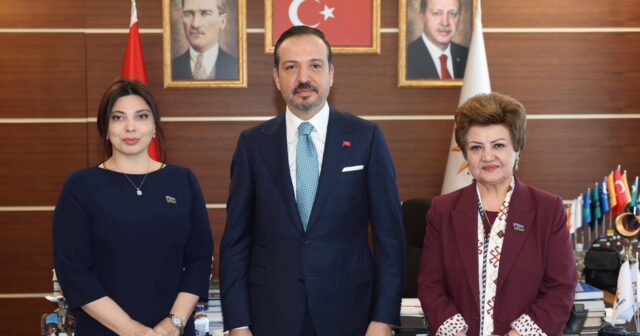 Tənzilə Rüstəmxanlı Ankarada AK Parti sədr müavini Kürşad Zorlu ilə görüşdü – FOTOLAR