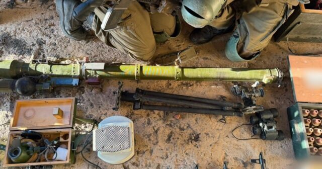 Litani çayının şimalında “Hizbullah”ın silah anbarı ƏLƏ KEÇİRİLDİ – FOTOLAR