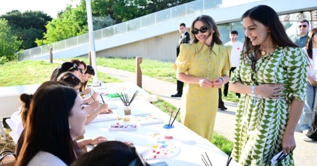 Leyla Əliyeva və Alona Əliyeva Xeyirxahlıq Festivalında iştirak ediblər