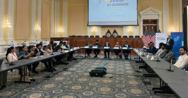ABŞ Konqresində azərbaycanlıların Ermənistanda etnik təmizləməyə məruz qalmasına dair konfrans keçirilib – FOTO