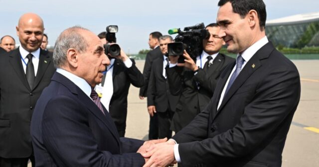 Türkmənistan Prezidenti Azərbaycana səfərə gəlib Türkmənistan Prezidenti Azərbaycana səfərə gəlib