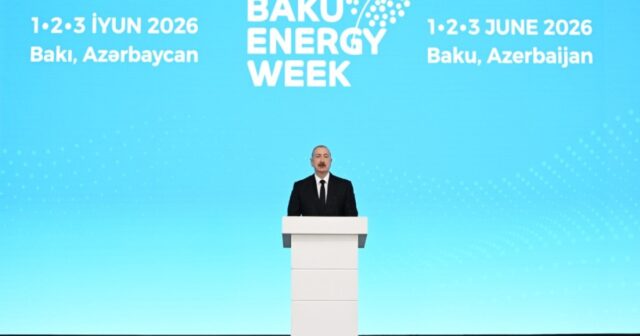 Prezident İlham Əliyev Bakı 31-ci “Baku Energy Forum”un rəsmi açılış mərasimində iştirak edir