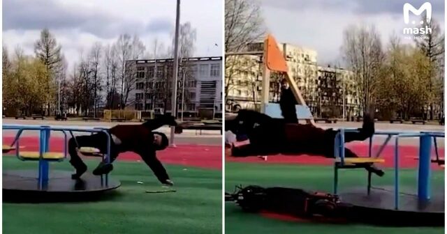 60 km/saat sürətlə fırlanan karuseldən uçan uşaq AĞIR XƏSARƏT ALDI – VİDEO 60 km/saat sürətlə fırlanan karuseldən uçan uşaq AĞIR XƏSARƏT ALDI – VİDEO