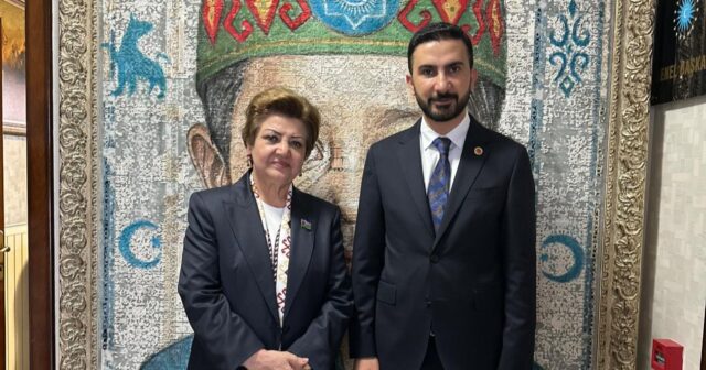 Tənzilə Rüstəmxanlı Ankarada Türk Dünyası Gənclik Konseyinin başqanı ilə bir araya gəldi – FOTO