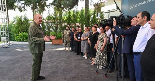 Prezident İlham Əliyev Xocavənd rayonunun Quzeyxırman kəndində olub