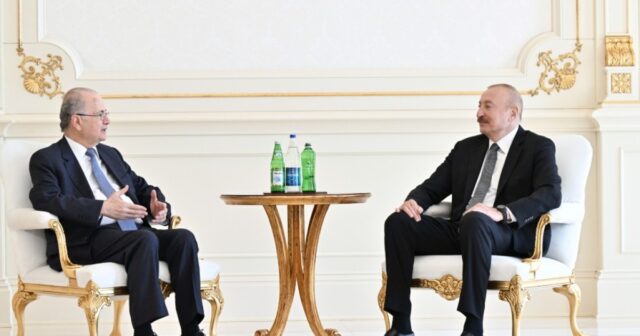 İlham Əliyev Fələstinin Baş nazirini qəbul edib İlham Əliyev Fələstinin Baş nazirini qəbul edib