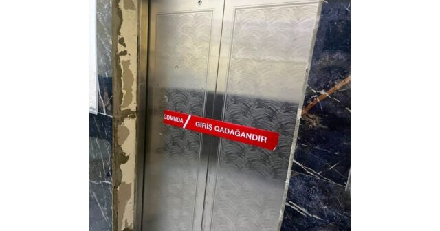 FHN Bakıda yaşayış binasında 6 liftin fəaliyyətini dayandırıb FHN Bakıda yaşayış binasında 6 liftin fəaliyyətini dayandırıb