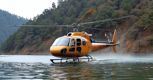 Çində helikopter turistlərin üzərinə DÜŞDÜ – VİDEO