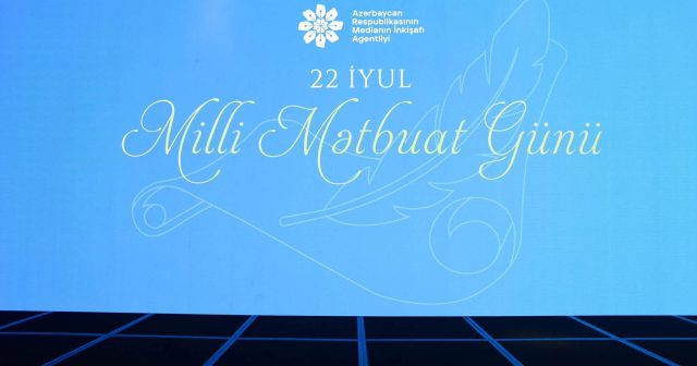 MEDİA-nın təşkilatçılığı ilə 22 iyul – Milli Mətbuat Gününə həsr olunan tədbir keçirilib – FOTO