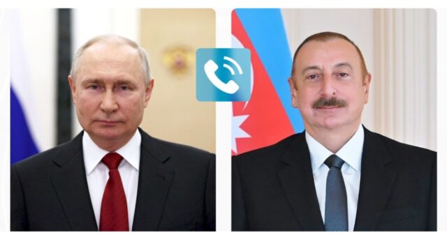 Vladimir Putin Azərbaycan Prezidenti İlham Əliyevə zəng edib