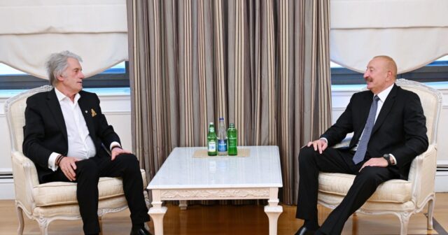 Azərbaycan lideri Ukraynanın sabiq Prezidenti ilə görüşüb Azərbaycan lideri Ukraynanın sabiq Prezidenti ilə görüşüb