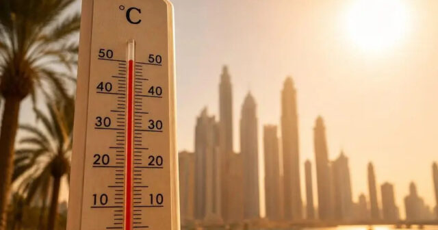 BƏƏ-də bu yay ilk dəfə temperatur 50°C-yə ÇATIB