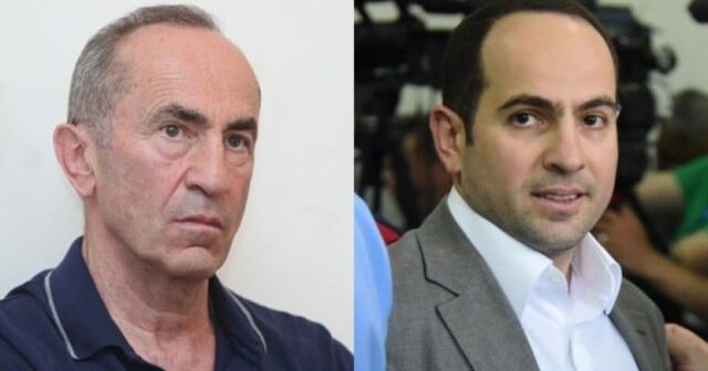 Robert Koçaryan və oğlu Sedrakın saxlanılma görüntüləri YAYILDI – VİDEO