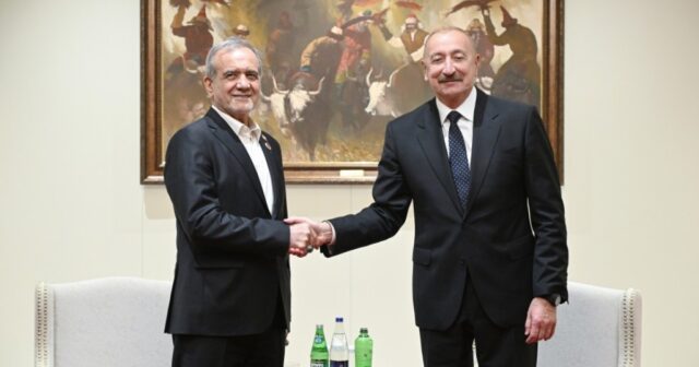 Bişkekdə Azərbaycan və İran prezidentlərinin görüşü keçirilib