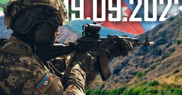 Azərbaycan Ordusunun Qarabağda keçirdiyi antiterror əməliyyatının ildönümüdür Azərbaycan Ordusunun Qarabağda keçirdiyi antiterror əməliyyatının ildönümüdür