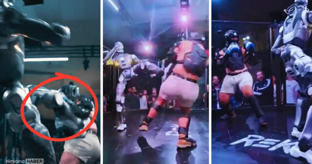 San-Fransiskoda robot MMA döyüşçüsünü NOKAUTA SALDI – VİDEO