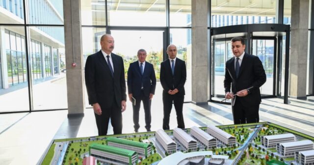 Prezident İlham Əliyev “SABAH.city” innovasiya şəhərciyinin birinci mərhələsinin açılışında iştirak edib – FOTO