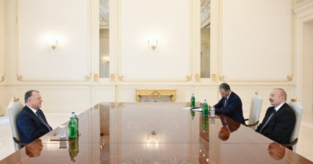 Prezident İlham Əliyev Beynəlxalq Cüdo Federasiyasının prezidentini qəbul edib