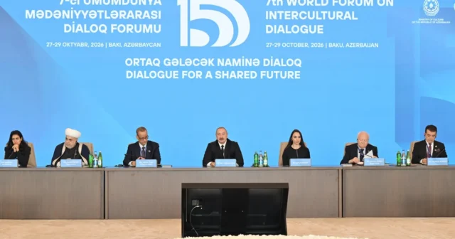 İlham Əliyev VII Ümumdünya Mədəniyyətlərarası Dialoq Forumunun açılışında çıxış edib – YENİLƏNİB
