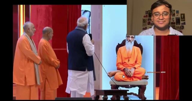 Narendra Modi vəfat etmiş ruhani liderin süni intellekt avatarı ilə DANIŞDI – VİDEO