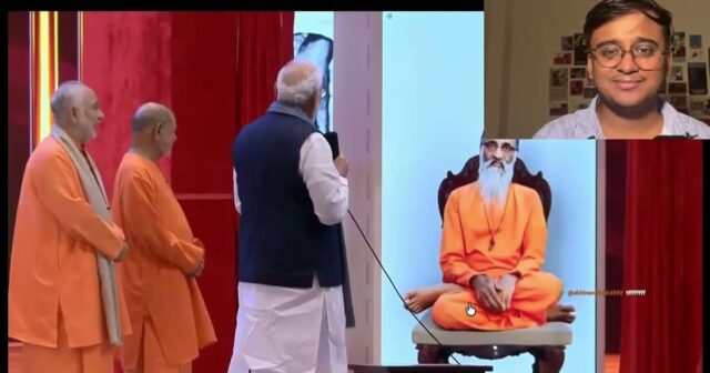 Narendra Modi vəfat etmiş ruhani liderin süni intellekt avatarı ilə DANIŞDI – VİDEO