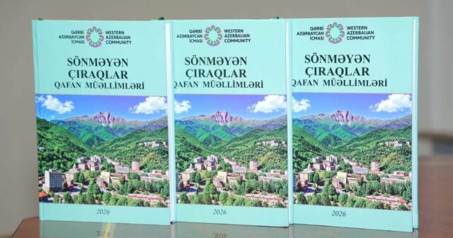 “Sönməyən çıraqlar – Qafan müəllimləri” kitabı təqdim olunub – FOTOLAR