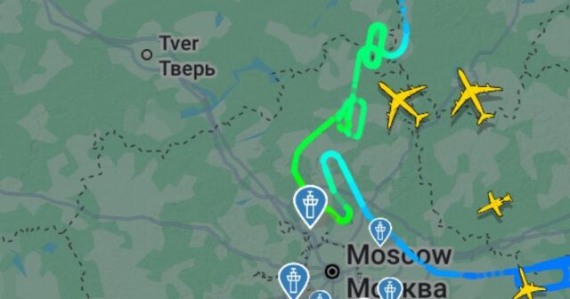 Putinin təyyarəsi dron təhlükəsi səbəbindən Moskvaya ENƏ BİLMƏDİ