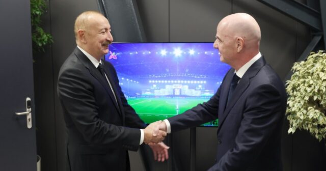 Prezident İlham Əliyev FIFA U-15 dünya çempionatının və festivalının açılış mərasimini izləyib