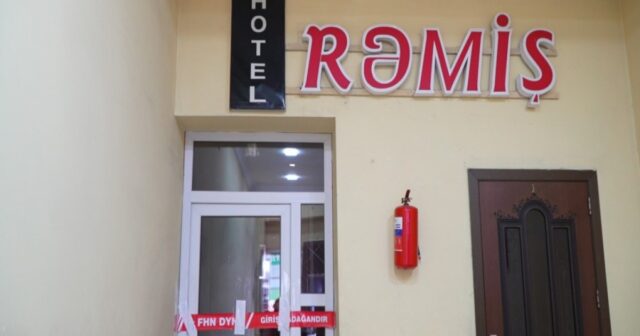Bakıda yanğın təhlükəsizliyində nöqsanlar aşkarlanan hotelin fəaliyyəti dayandırılıb